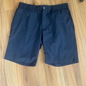 Callaway Men's Dark Blue Flat Front Shorts